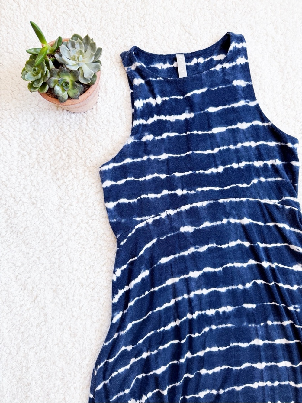 Blue & white Athleta dress